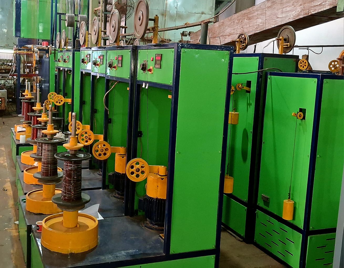Enamelling section